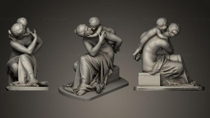 Statues antique and historical (Maternal affection, STKA_0918) 3D models for cnc